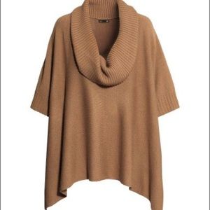 H&M Camel Poncho Sweater